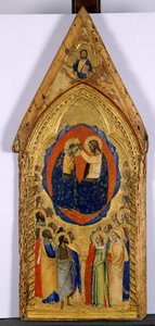 Neitsyen kruunaus, n. 1375-80 (tempera poppelipuulla)